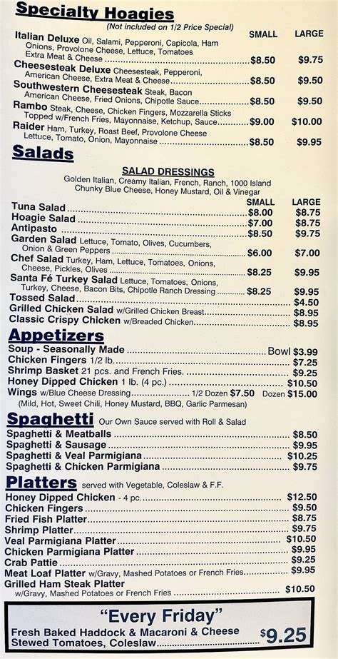 tommy's taste of italy menu|tommy's italian specialty shop.